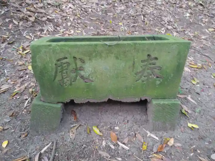 神社(名称不明)の手水舎