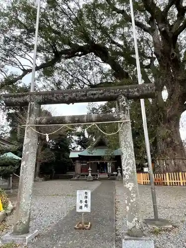 伊勢神明社の鳥居