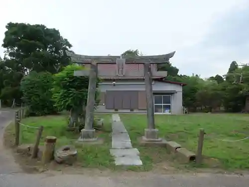 面足神社の鳥居