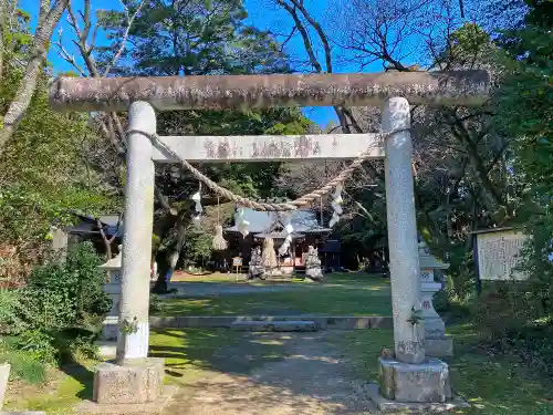 磯部稲村神社の鳥居