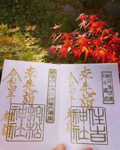 白山神社の御朱印