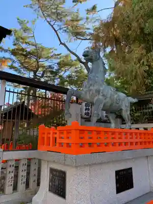阿部野神社の狛犬
