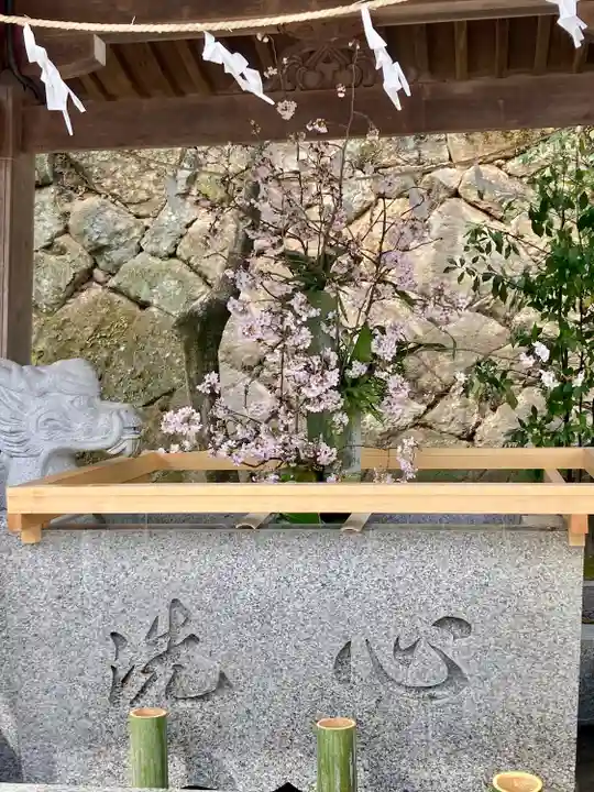 岩津天満宮の手水舎