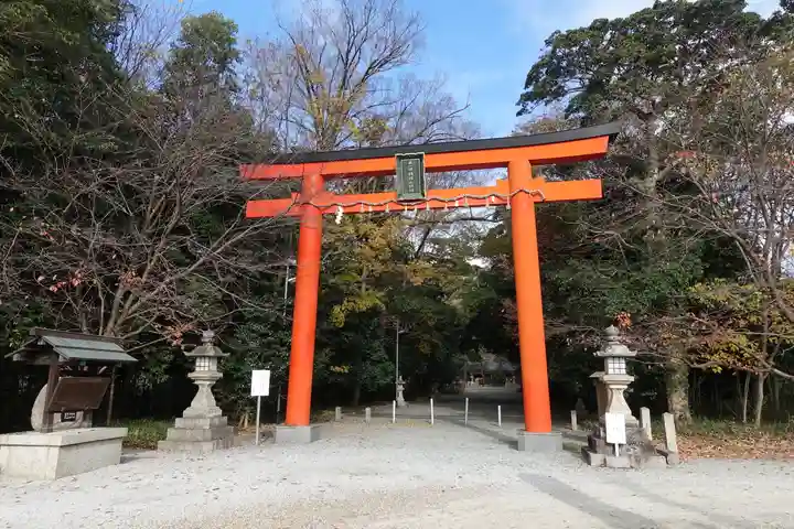 鏡作坐天照御魂神社の鳥居