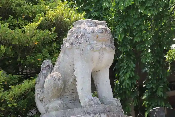 開成山大神宮の狛犬