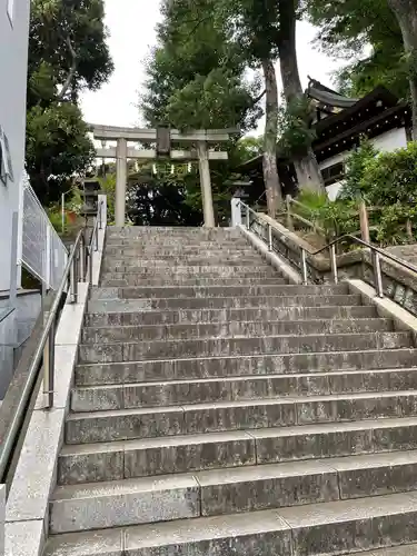 雪ケ谷八幡神社の鳥居