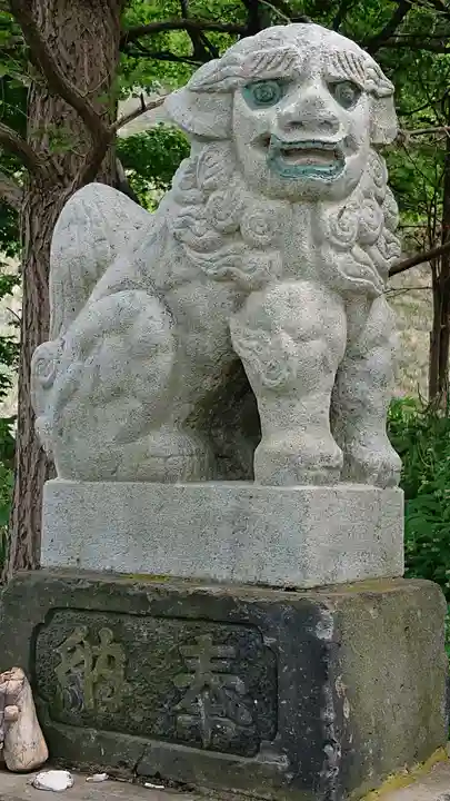 蘭島神社の狛犬
