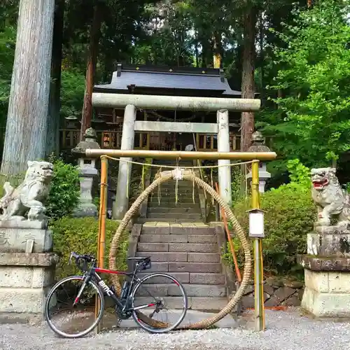 日光大室高龗神社の鳥居