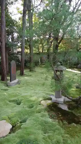 明暗寺の庭園