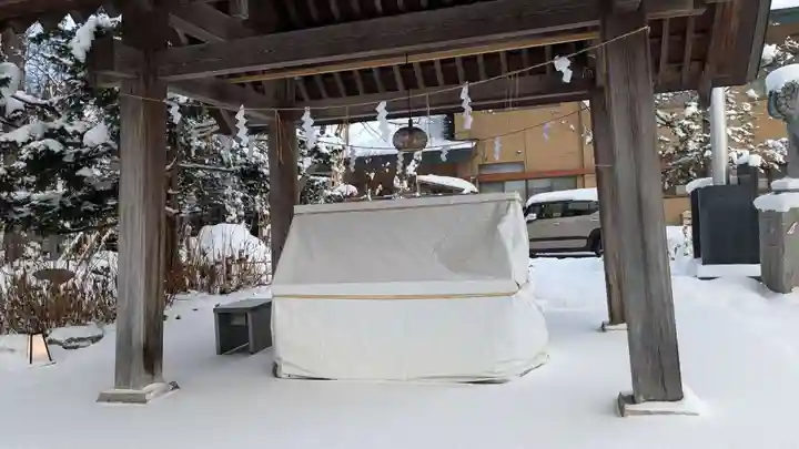 旭川神社の手水舎
