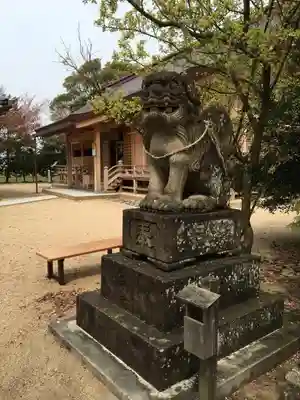 万九千社の狛犬