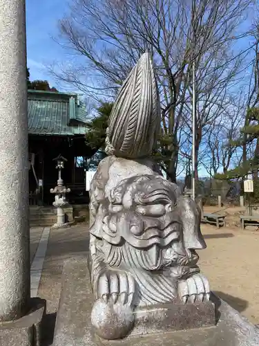 新田神社の狛犬