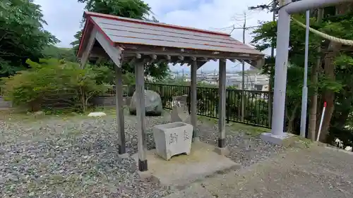 様似住吉神社の手水