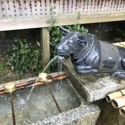 菅原院天満宮神社の手水舎