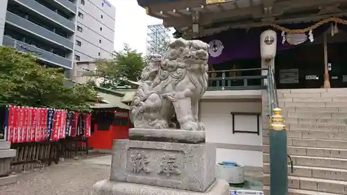 難波神社の狛犬