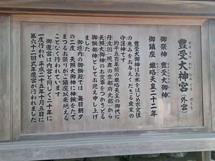 伊勢神宮外宮(豊受大神宮)の歴史