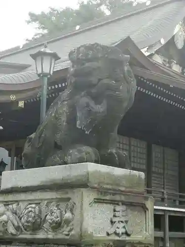 健田須賀神社の狛犬