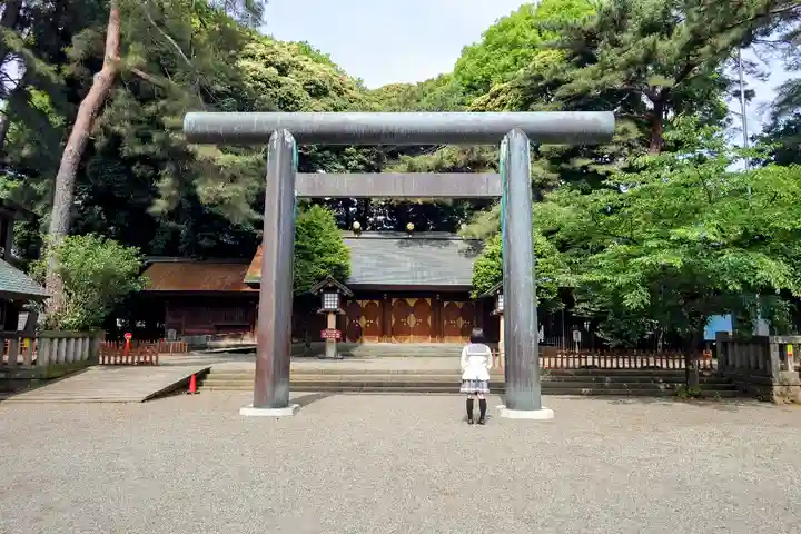 埼玉縣護國神社の鳥居