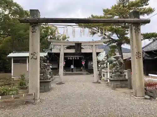 大麻比古神社の鳥居