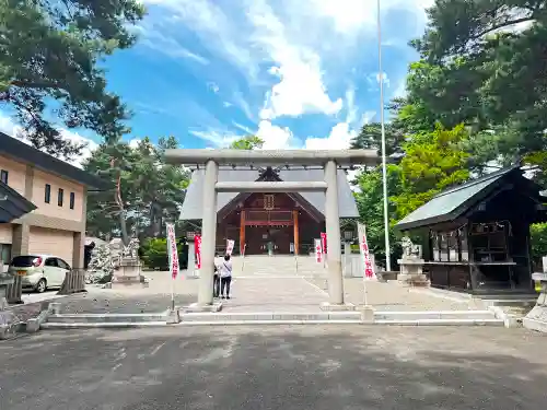 富良野神社の鳥居