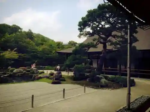 天龍寺の庭園