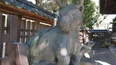 牛嶋神社の狛犬