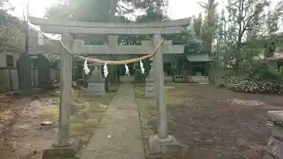 下高井戸八幡神社の鳥居