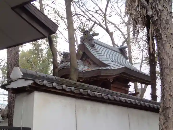 弓削神社の本殿・本堂