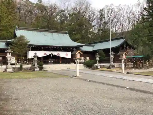 山梨縣護國神社の本殿・本堂