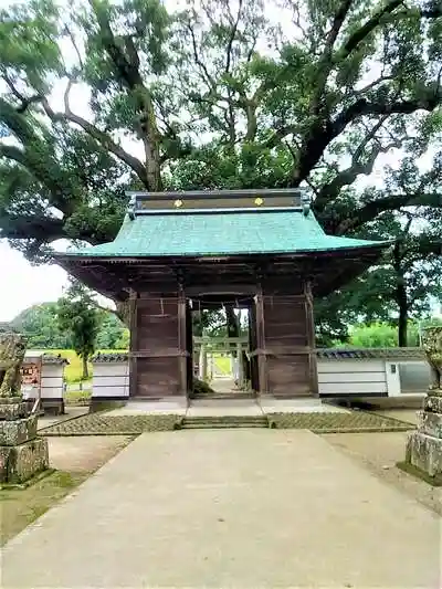 溝口竃門神社の山門