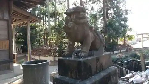 鹿島静神社の狛犬