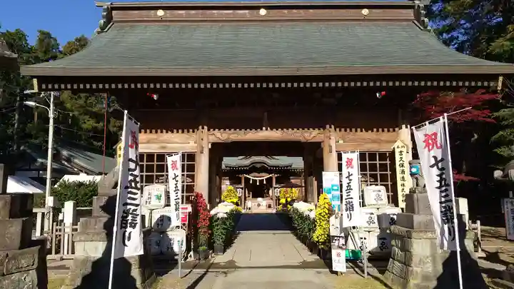 常陸第三宮 吉田神社の山門・神門