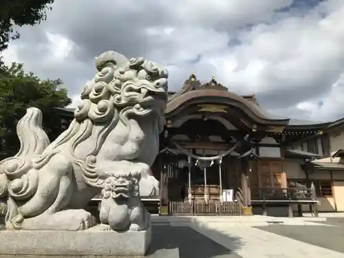 子守神社の狛犬