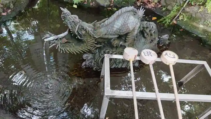 若宮神明社の手水舎