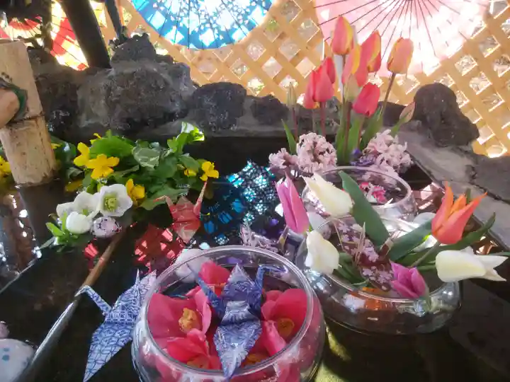 虻田神社の手水舎
