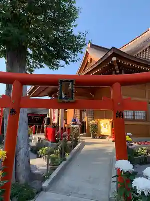 於菊稲荷神社の鳥居