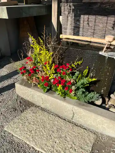 上尾御嶽神社の手水舎
