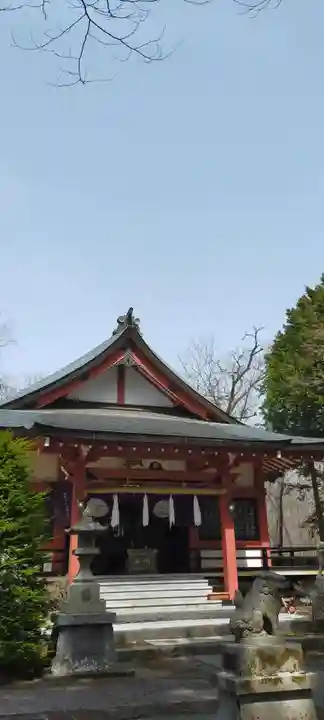 山中浅間神社の本殿・本堂