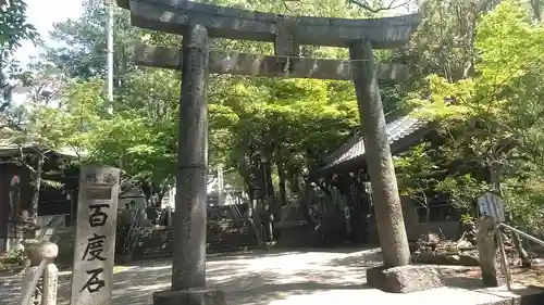 戸上神社の鳥居