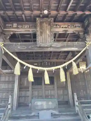 有賀神社の本殿・本堂