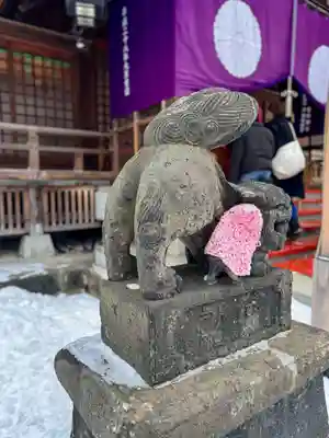 北海道神宮頓宮の狛犬