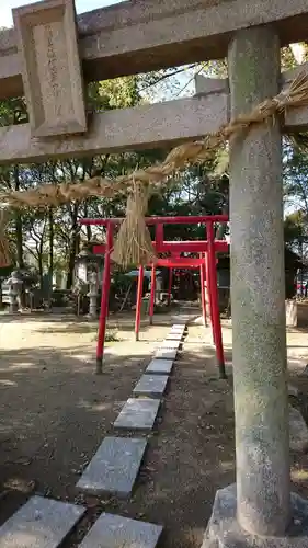 藤田神社[旧児島湾神社]の鳥居