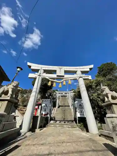 藤ノ木白山神社の鳥居