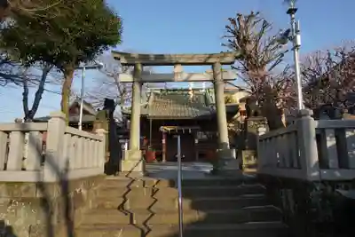 岩淵八雲神社の鳥居