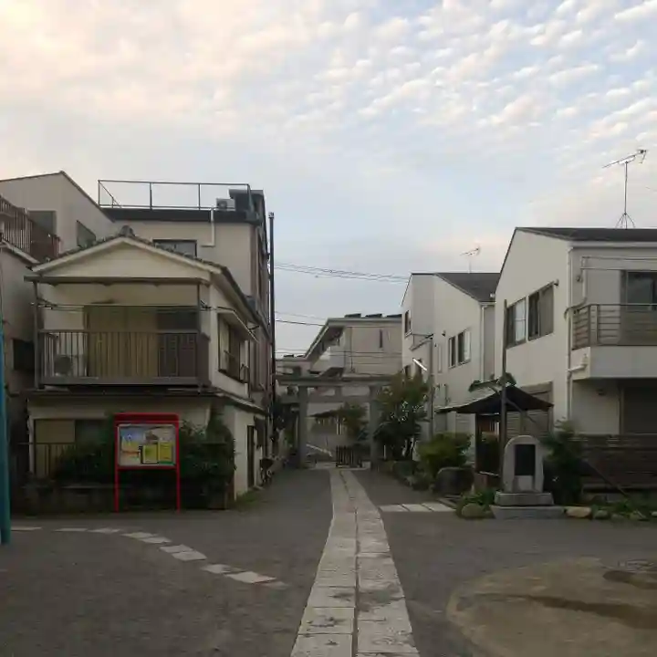原稲荷神社の周辺