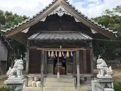 年毛神社の本殿・本堂