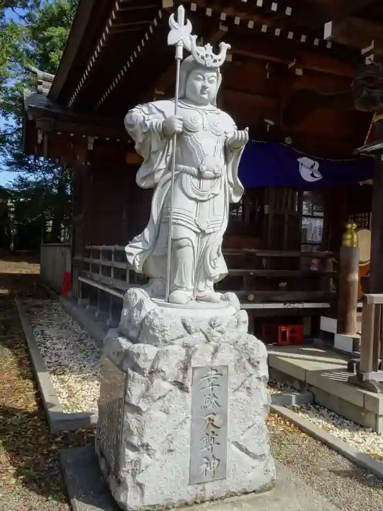 野川神明社の狛犬