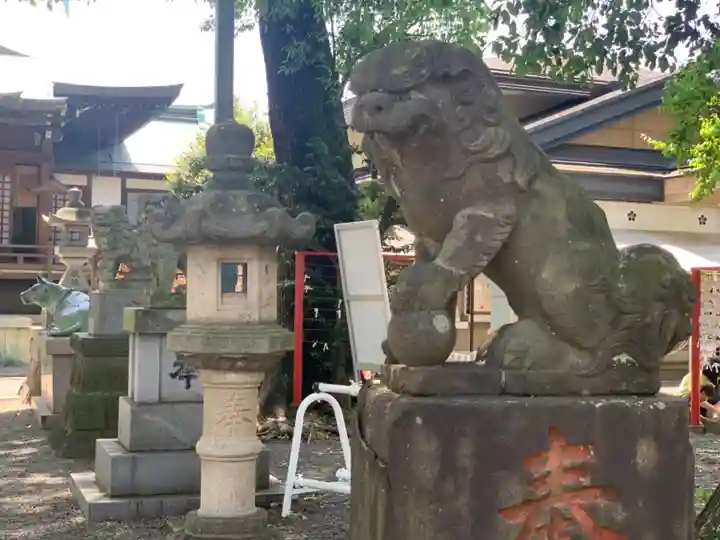 町田天満宮の狛犬