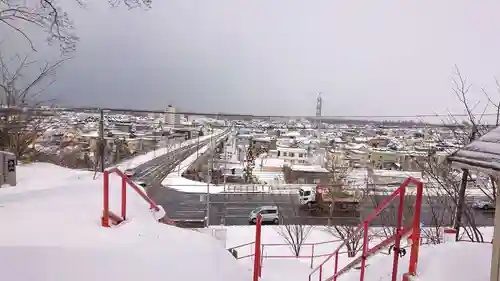 星置神社の景色