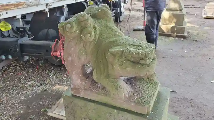 諏訪神社の狛犬